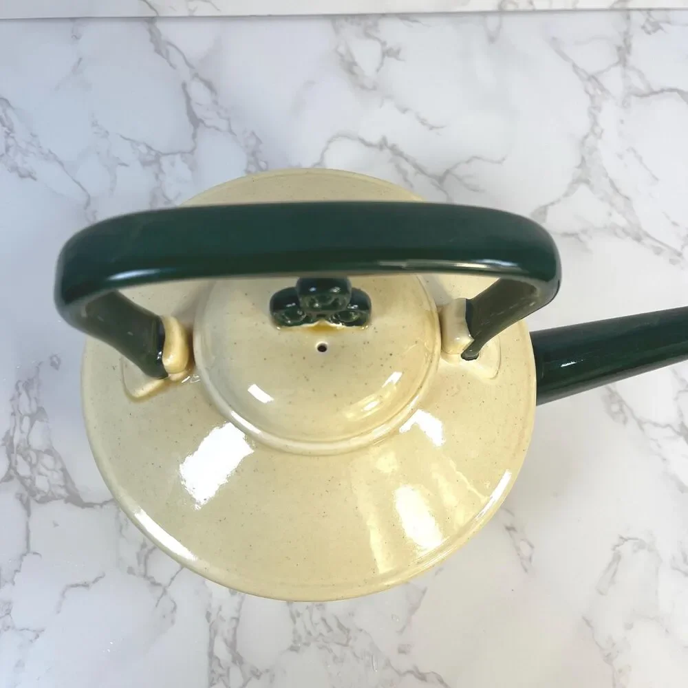 Vintage Metlox Poppytrail Teapot, Handpainted Amish Folk Art California Pottery